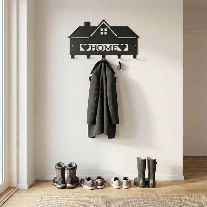 Gancio da parete in metallo per la casa per la vendita all'ingrosso da parte di Teraskyltit.fi