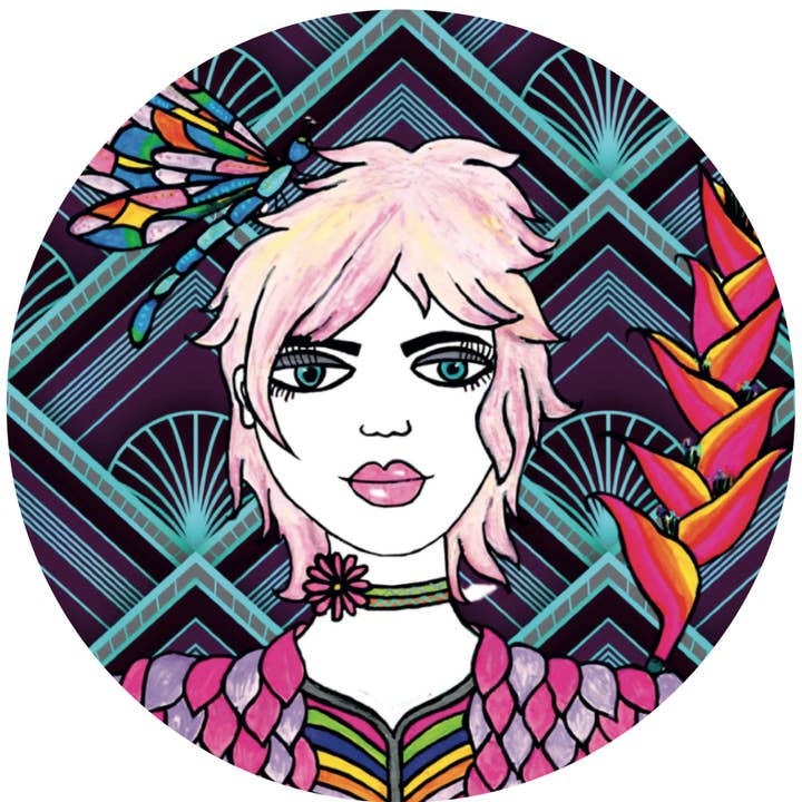 FunkyAdi - Wholesale Compact Mirror - Women Printed Pocket Mirrors9