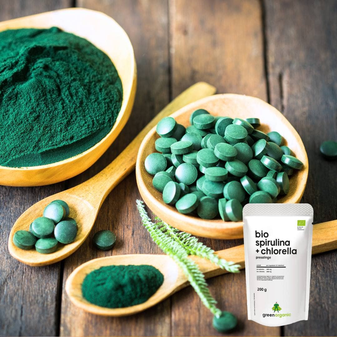 Organic Workout - Wholesale Oral Supplement/Vitamin - Organic Spirulina & Chlorella - 200 g3