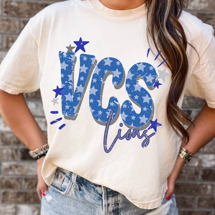 Star Team T-shirt--Aangepast voor jouw TEAM voor wholesale door The Ruffled Rhino