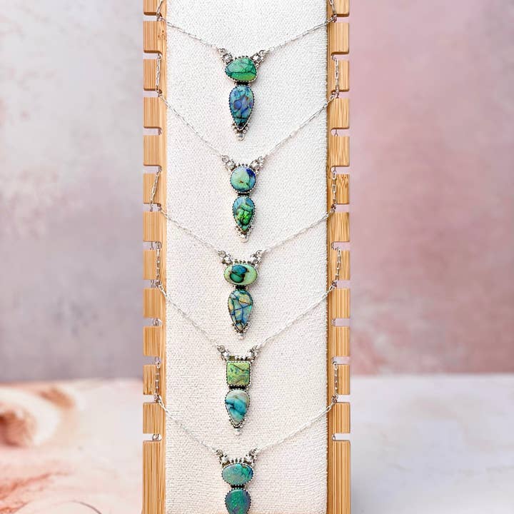 Krush Kandy - Wholesale Pendant/Charm Necklace - One Of A Kind Sterling Opal Necklaces