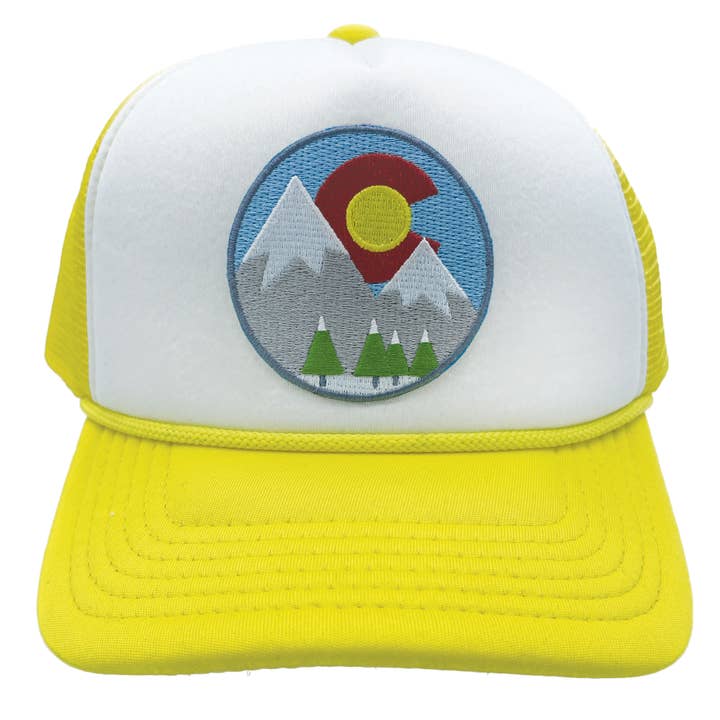 Hey Mountains - Vente Chapeau – enfant - Casquette Trucker Enfant Colorado Montagne C5