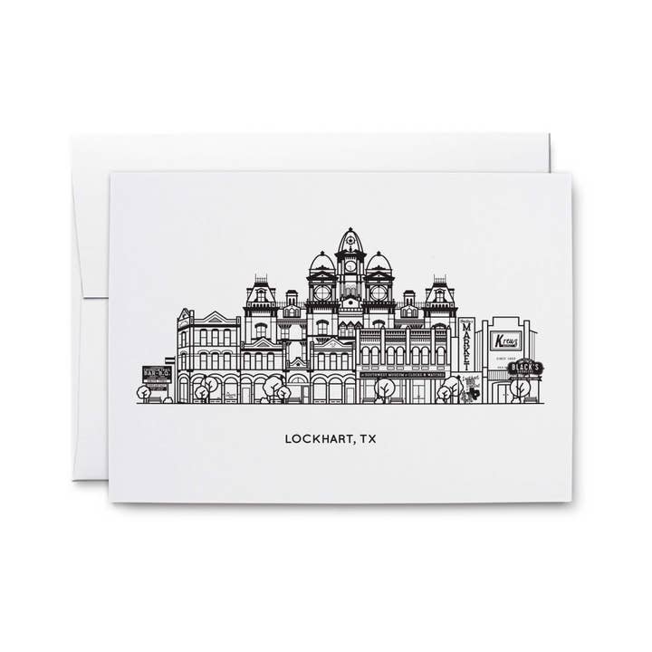 Cartes de voeux Lockhart, Texas pour la vente par Kelly Renay