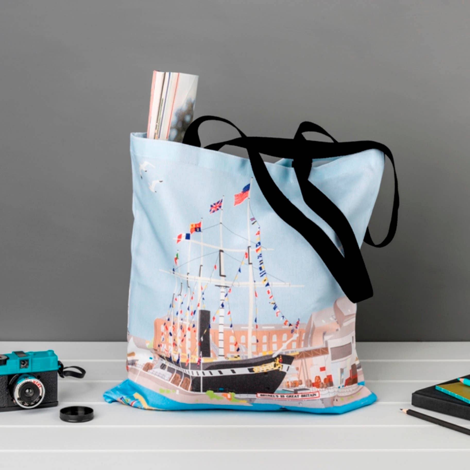 dona B drawings - Wholesale Tote Bag - Unisex - Floating Bristol Tote Bag1