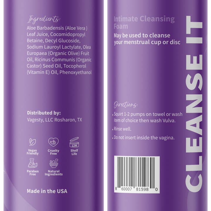 Vagesty - Wholesale Intimate Cleanser/Wipe - Intimate Feminine wash1