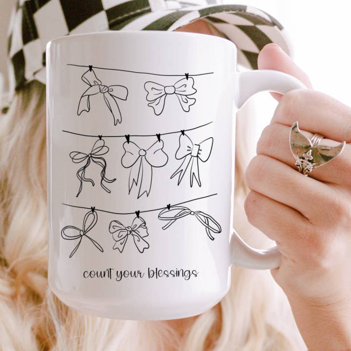 Count your blessings, Coffee mug, Christian gift, Christian for wholesale by Mug and Mini