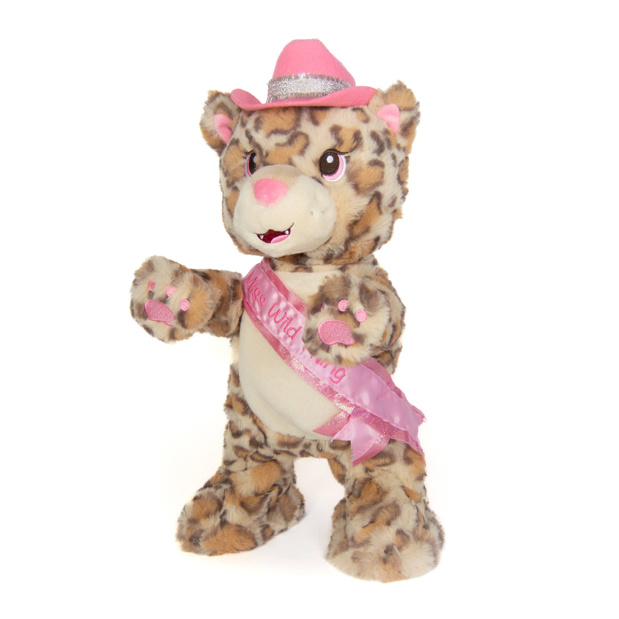 Cuddle Barn, Inc. - Wholesale Stuffed/Plush Toy - Kids & Baby - Girl's Night Gina (Animated Dancing Pink Leopard Plush Toy)1