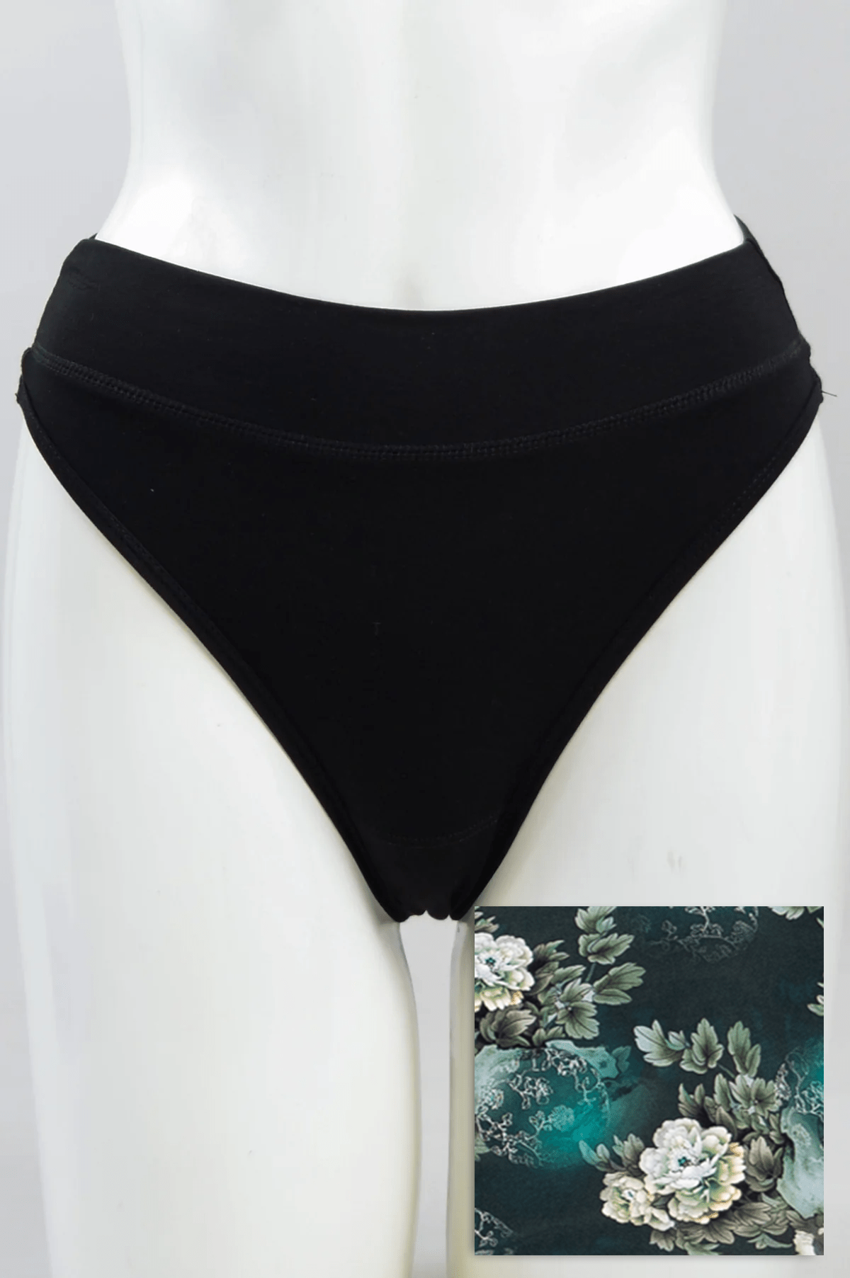 Blue Sky Clothing Co LLC – Engroshandel Undertøj - Dame – La Thong, Teal Magi, Bambus0