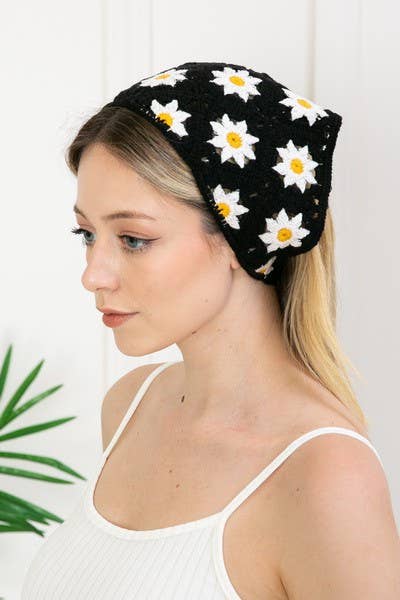 JOSSLYN by wall to wall - Wholesale Fashion Headband - Women's - FLOWER HAIR SCARF HAIR BAND | 40HS0211