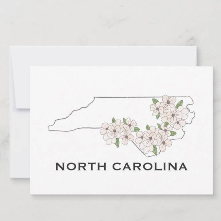 North Carolina State Flower Card Set for wholesale by Ethel B Designs
