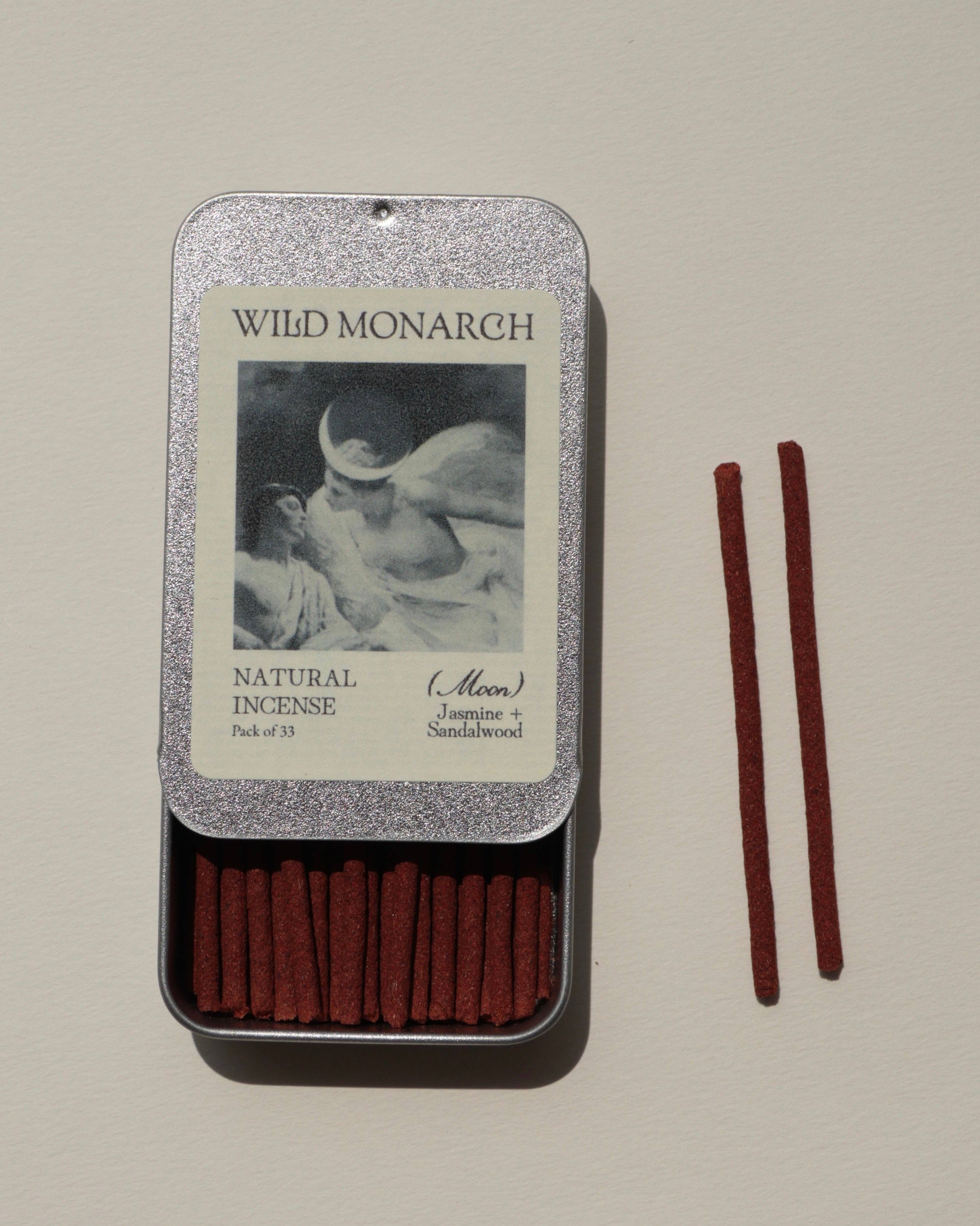 Wild Monarch Incense - Wholesale Incense - Moon (Jasmine + Sandalwood) Natural Incense1