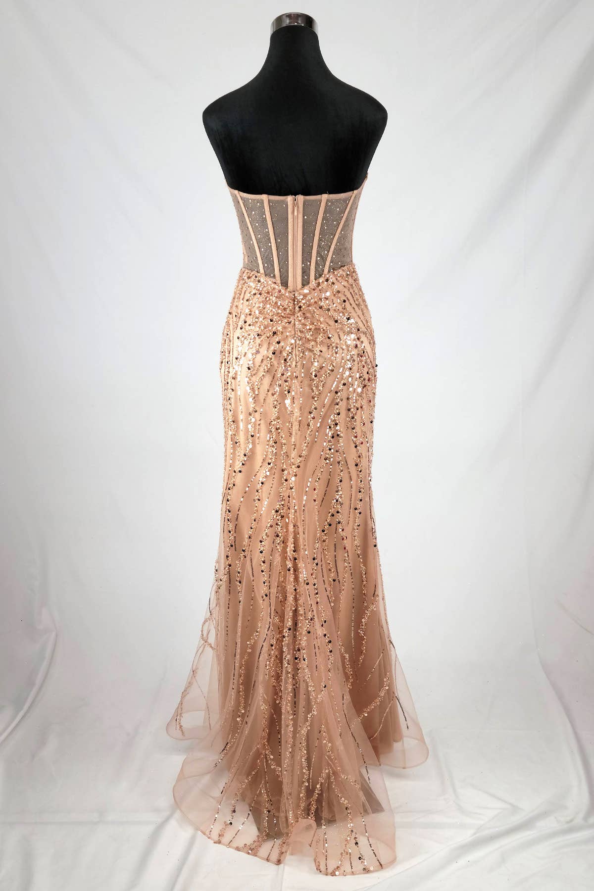 Chicas – wholesale Klänning - Dam – Älskling lång klänning med pärlor och paljetter C36618