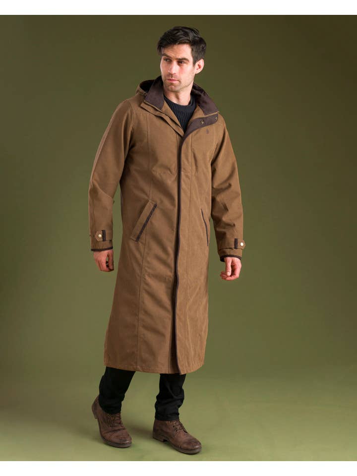 Emmet Waterproof Long Coat - Camel for wholesale on Faire