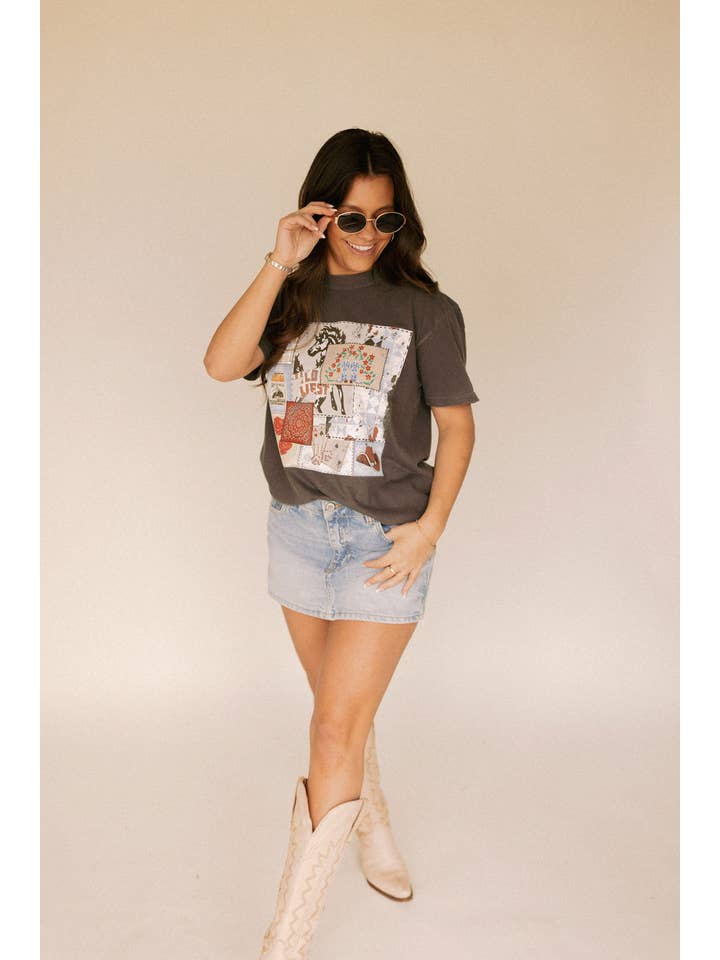 Whitney | Chaudoin Creations - Wholesale Screen Printed T-Shirt - Women's - Patch Rodeo Western Graphic Tee 2