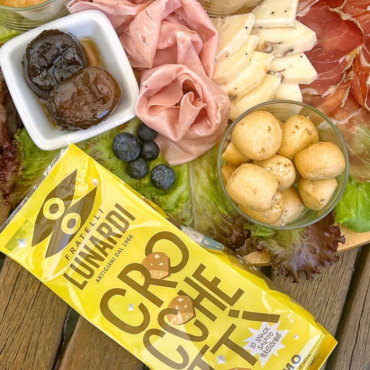 Fratelli Lunardi srl - Wholesale Crackers - CROCCHETTI - SESAME 80g2