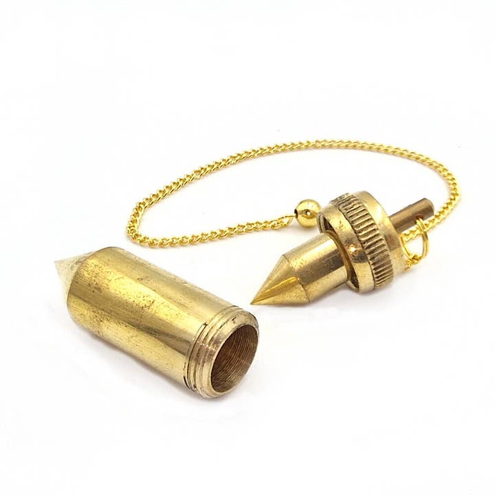 Shamans Crystal - Wholesale Meditation Supplies - Brass Pendulums, Brass Dowsing Pendulums with Gift Pouch6