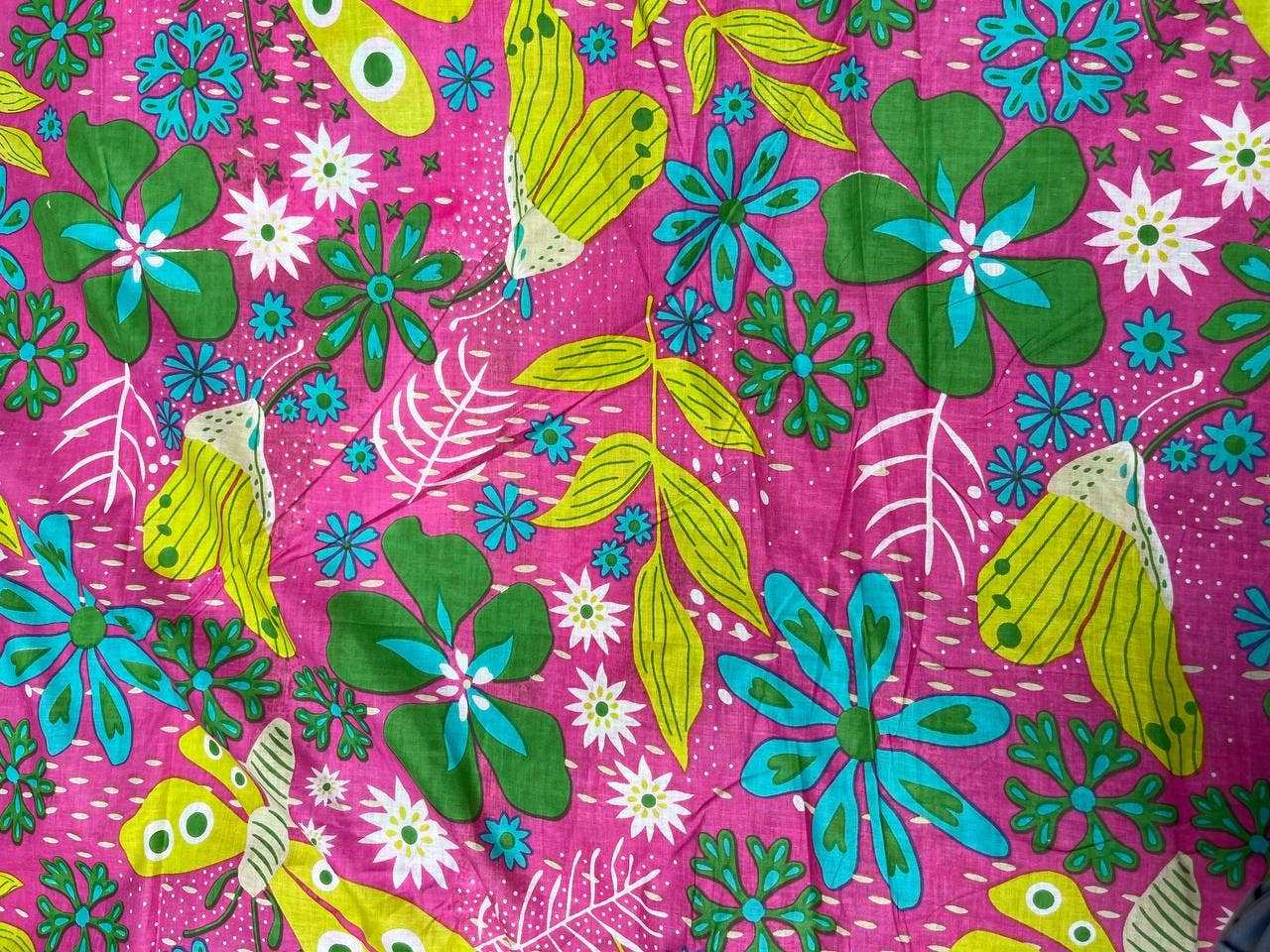 Bhawana Handicrafts - Venta al por mayor Pinturas para tela - Tela de algodón con estampado floral indio para mujer1