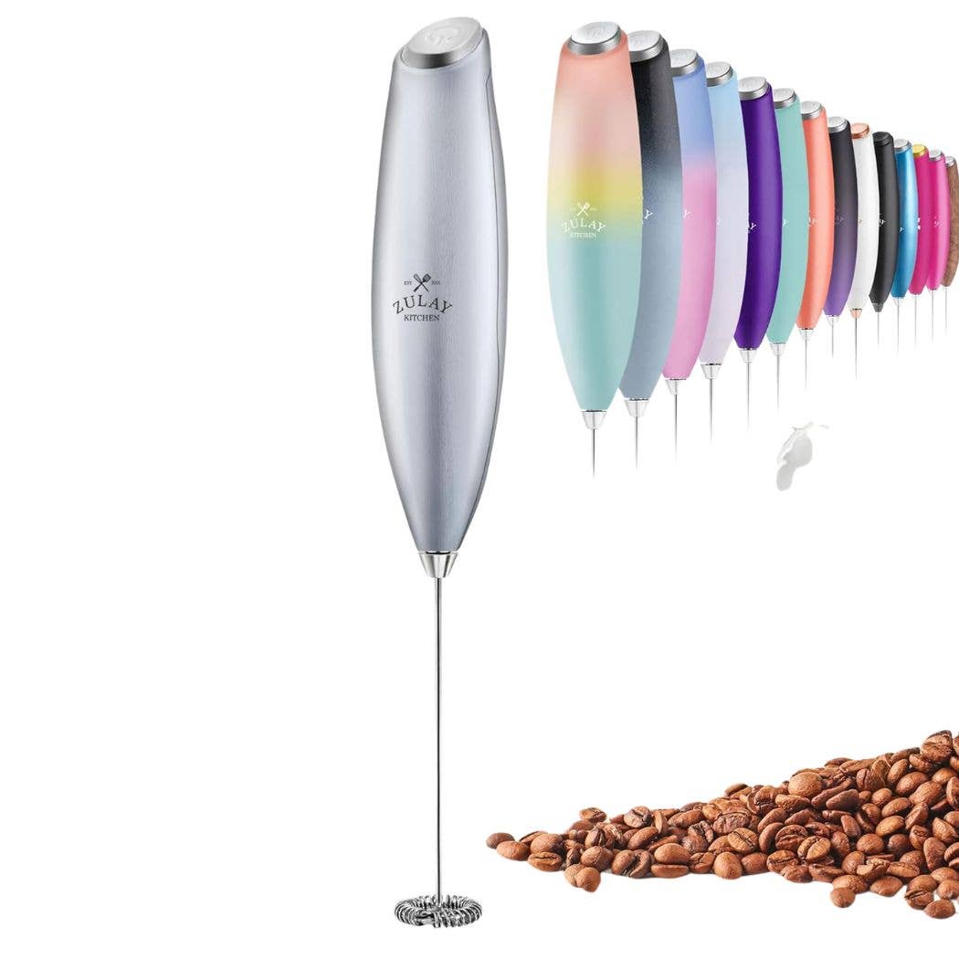 Zulay Kitchen - Wholesale Kitchen Tool/Gadget - Powerful Handheld Milk Frother - No Stand2