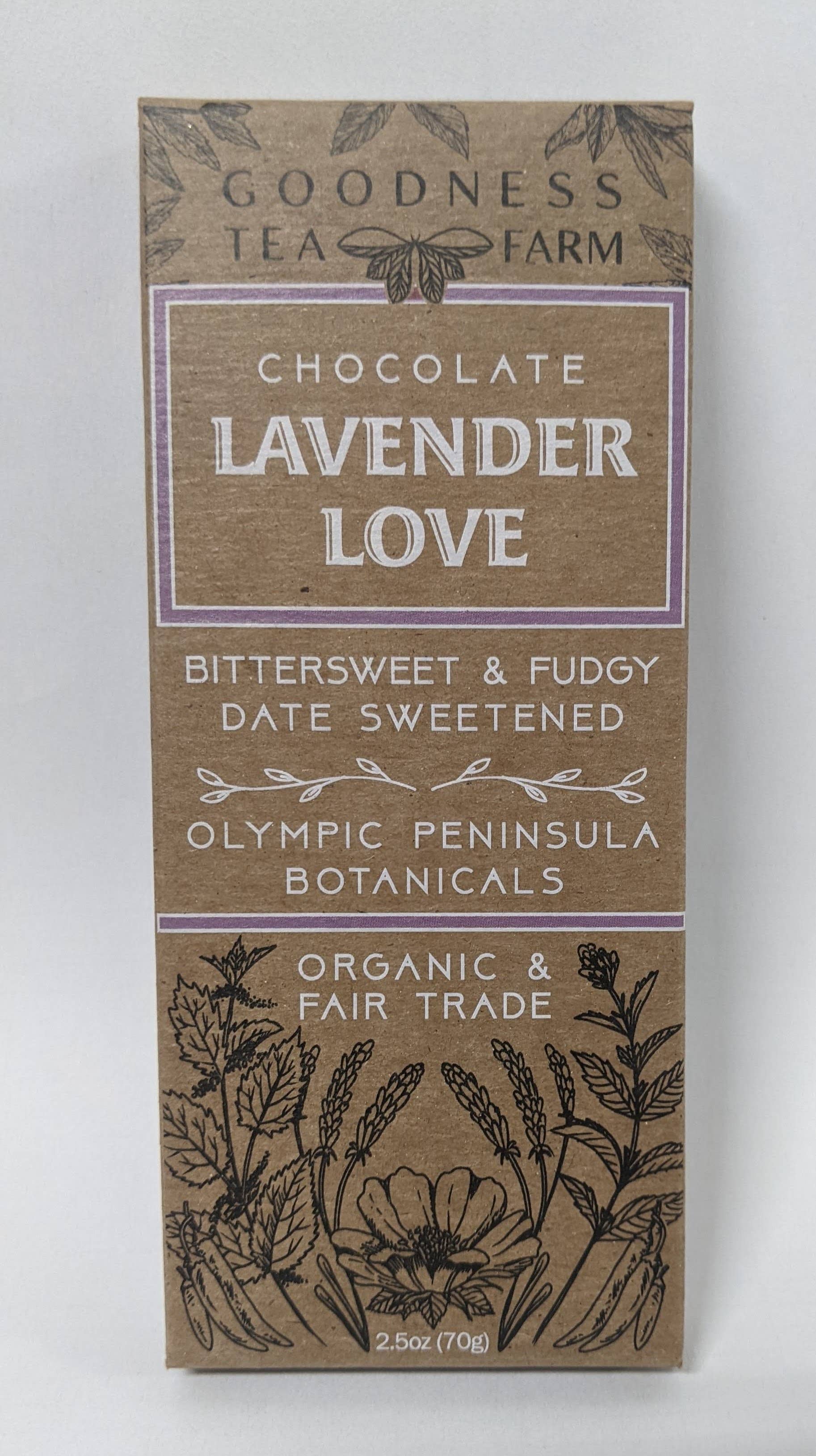 Goodness Tea - Wholesale Chocolate Bar - Perfect Date Chocolate- Lavender Love1