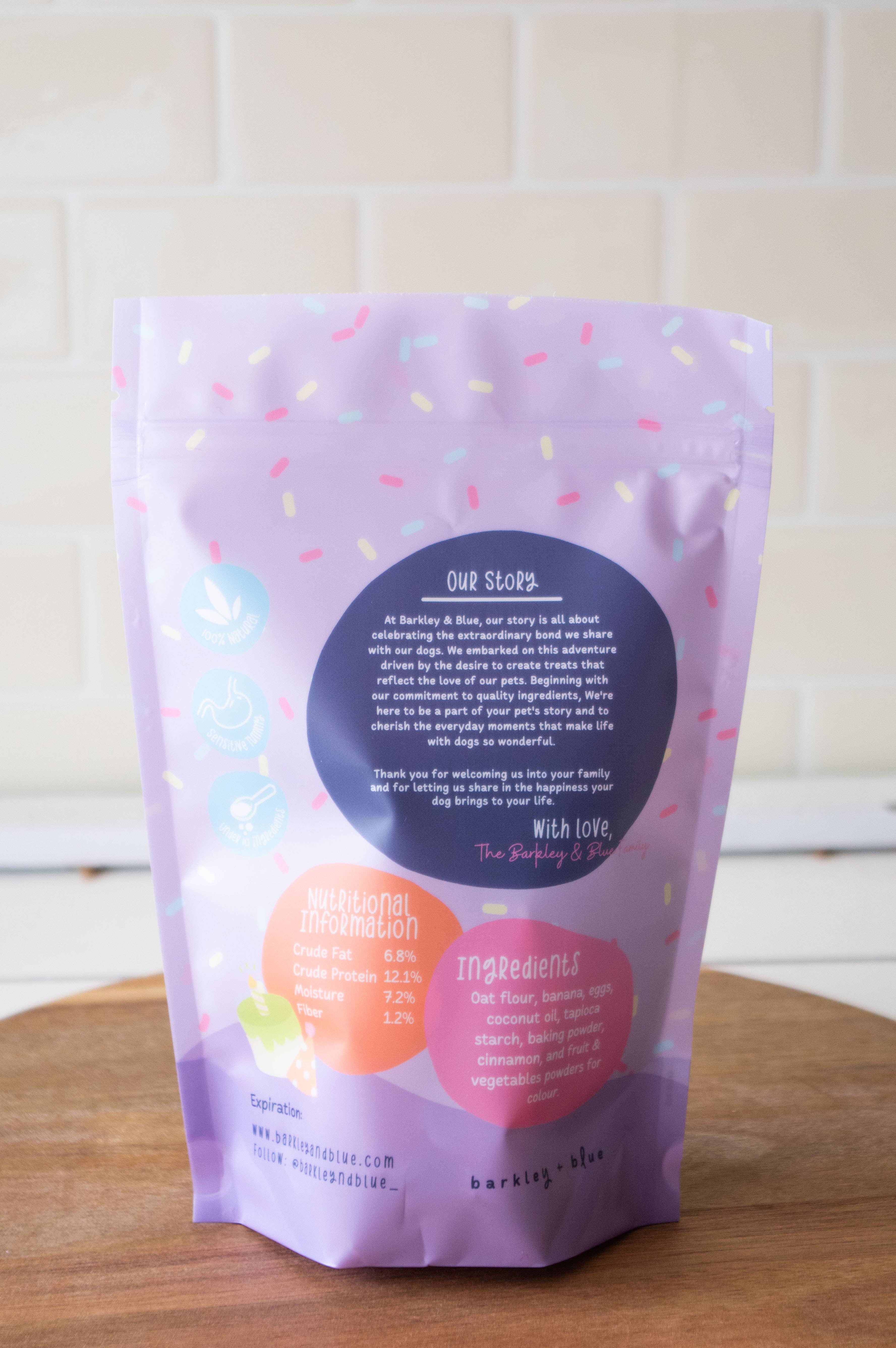 Barkley & Blue - Wholesale Pet Treats - Dog - It's Pawty Time Treat Mix - Birthday Dog Biscuits1