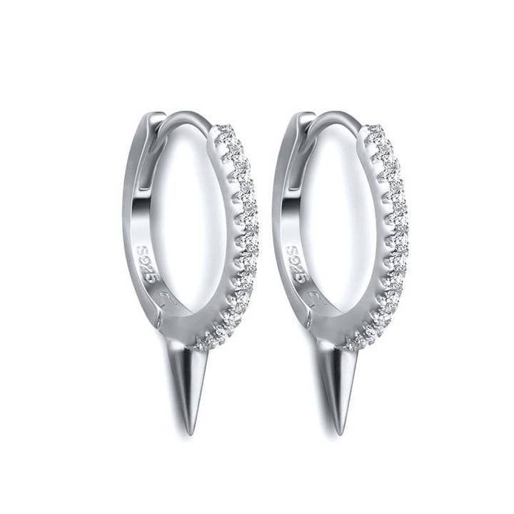 Twilight London – wholesale Huggie earrings – Spike Huggie Hoop Earrings2