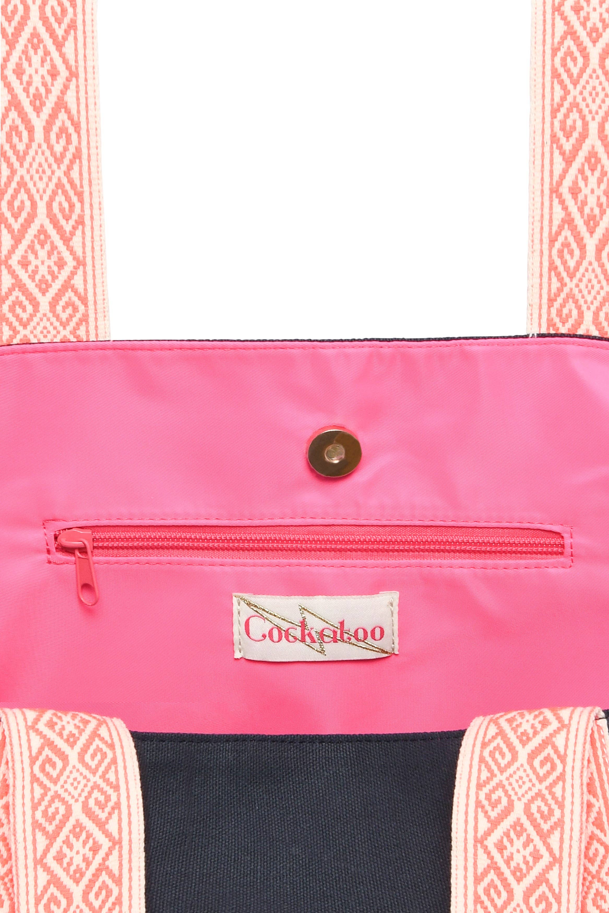 Cockatoo – wholesale Strandväska – STOR MARINBLÅ STRANDVÄSKA2