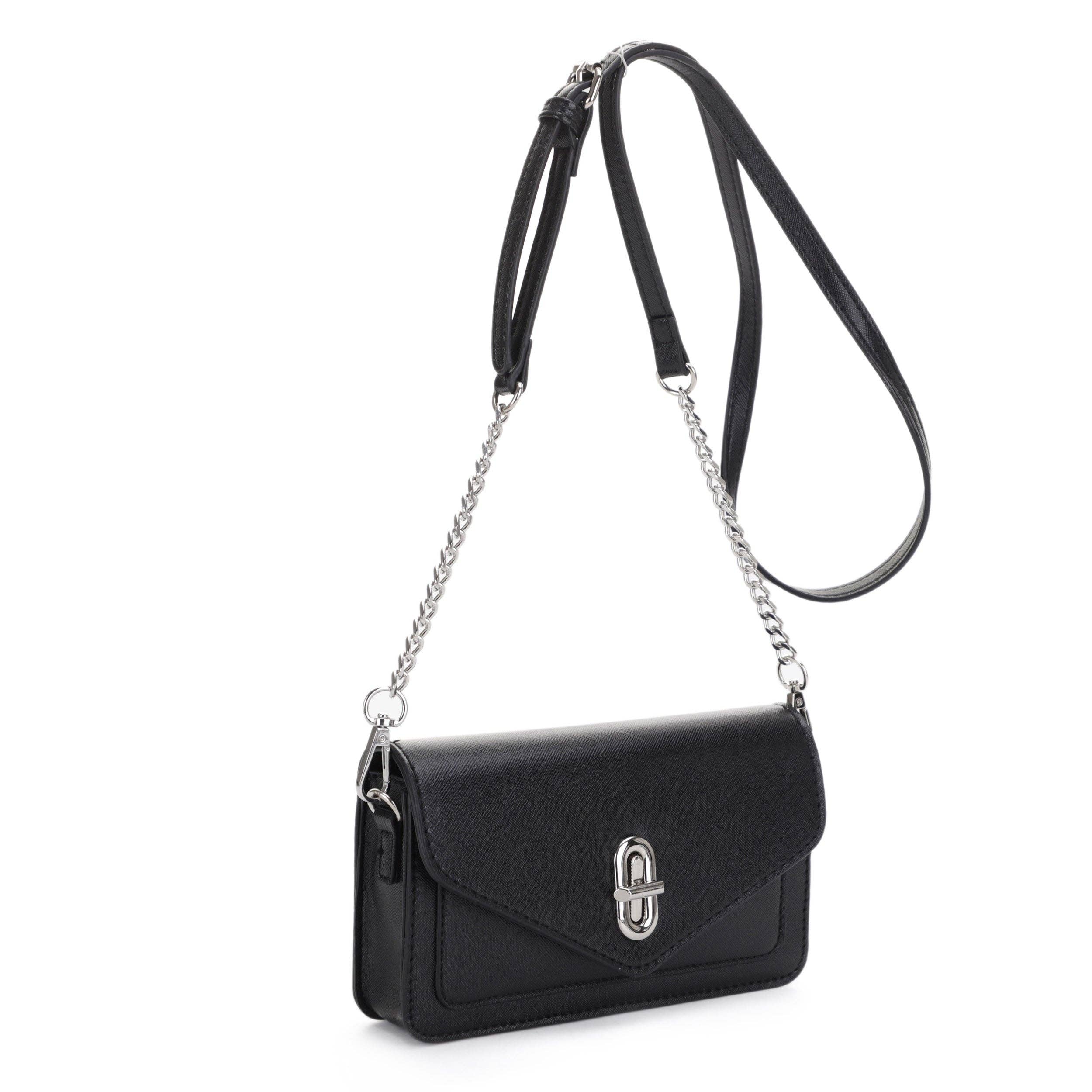 Isabelle Handbags - Vente Sac à bandoulière – femme - SJ20564 Sac bandoulière métallique à poches multiples0