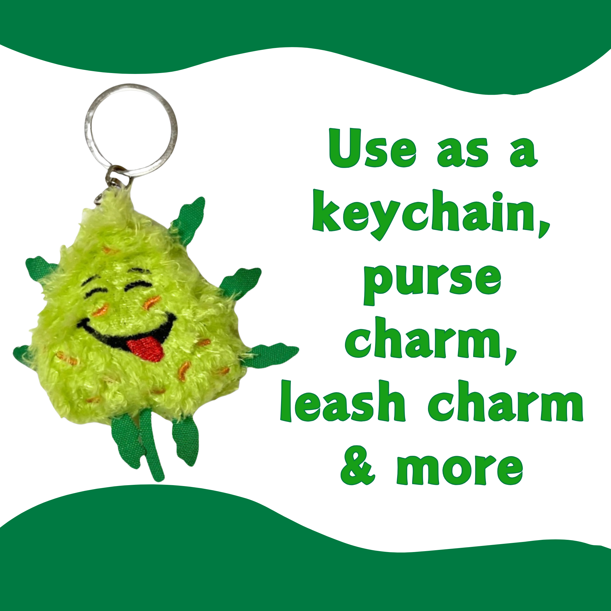 PAW:20 - Wholesale Pet Toy - Cat/Dog - Bud the Weed Nug 420 Keychain Display | Great Impulse Item10