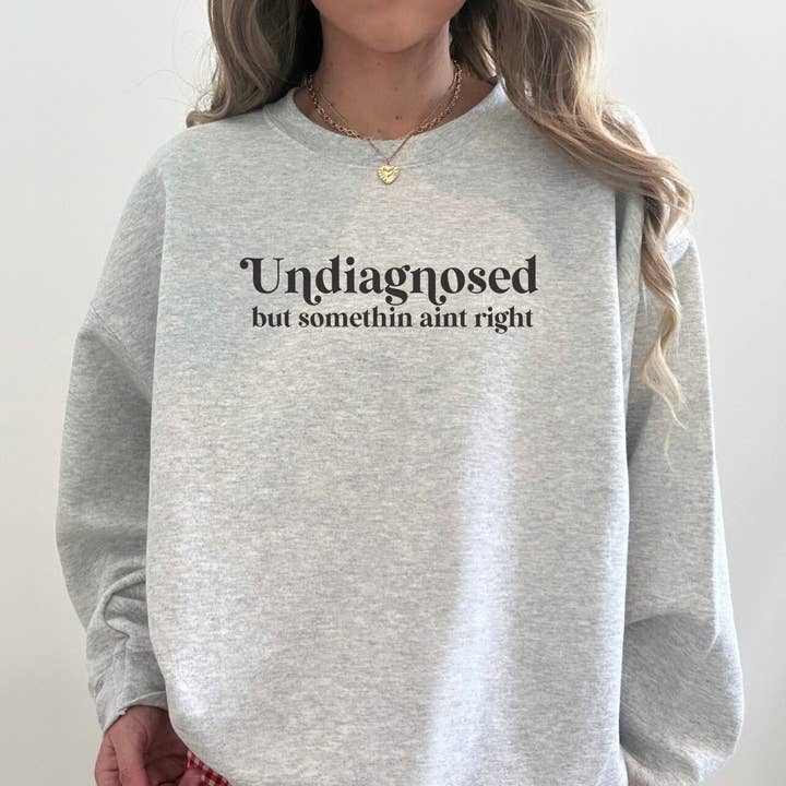 Odiagnostiserad Sweatshirt, Rolig Sweatshirt, Grafisk Sweatshirt för wholesale av Bash