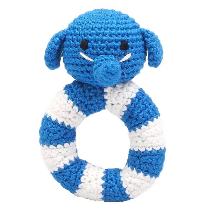 Ring Rattle - Elefante Azul por atacado de natureZOO of Denmark