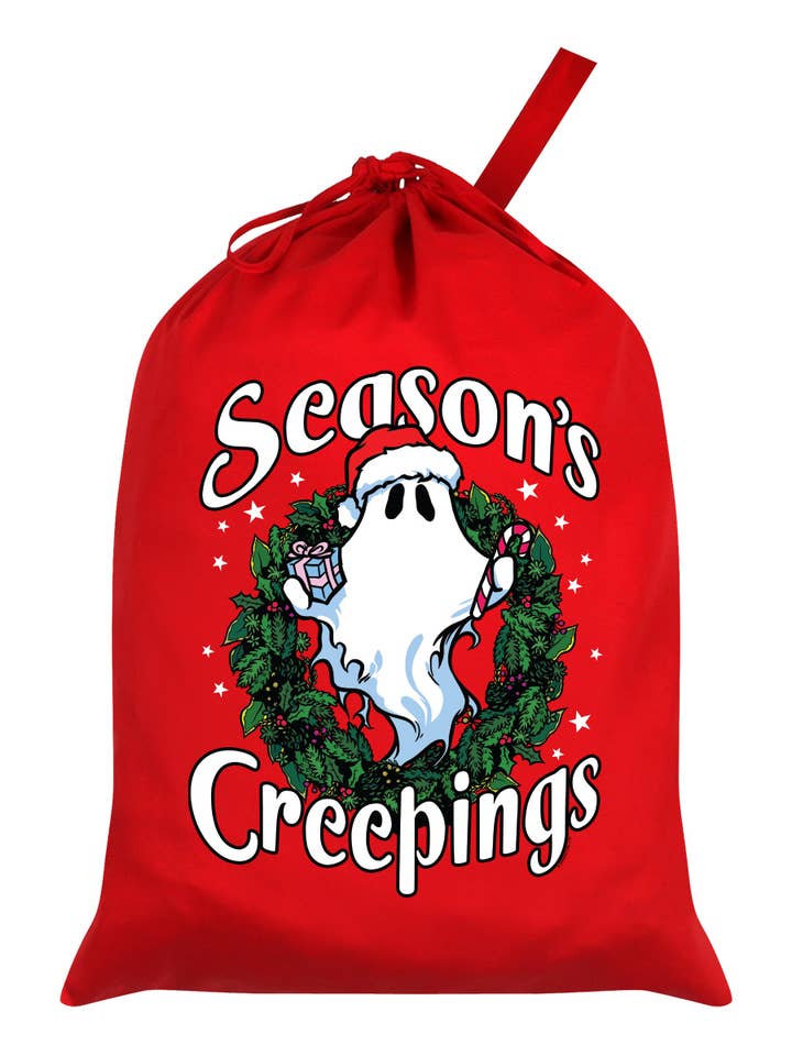 A Ghosts Seasons Creepings Red Santa Sack for wholesale by Grindstore