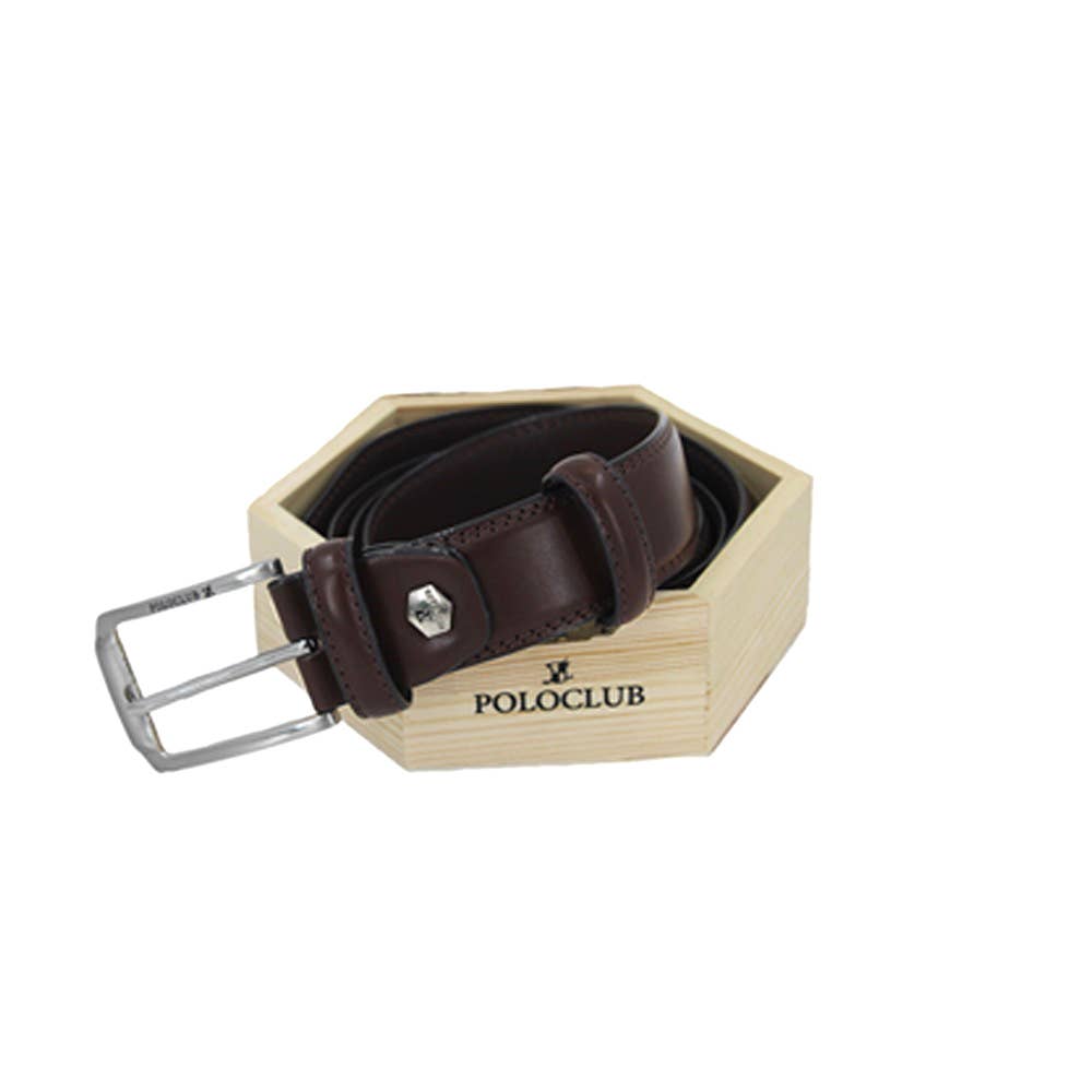 ALBAsrls - Wholesale Riem - Heren - Herenriem in geschenkverpakking POLOCLUB1