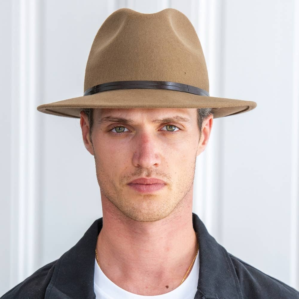 TRAVAUX EN COURS... - Wholesale Fedora - Women's - FELT HAT - leather band, sewn brim10