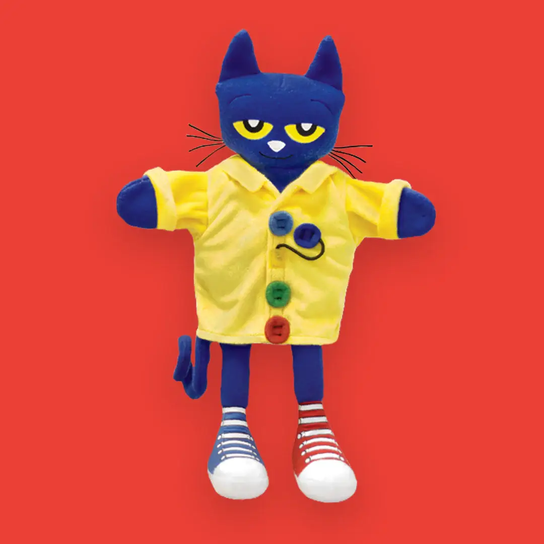 MerryMakers - Wholesale Stuffed/Plush Toy - Kids & Baby - Pete The Cat Groovy Buttons Puppet0