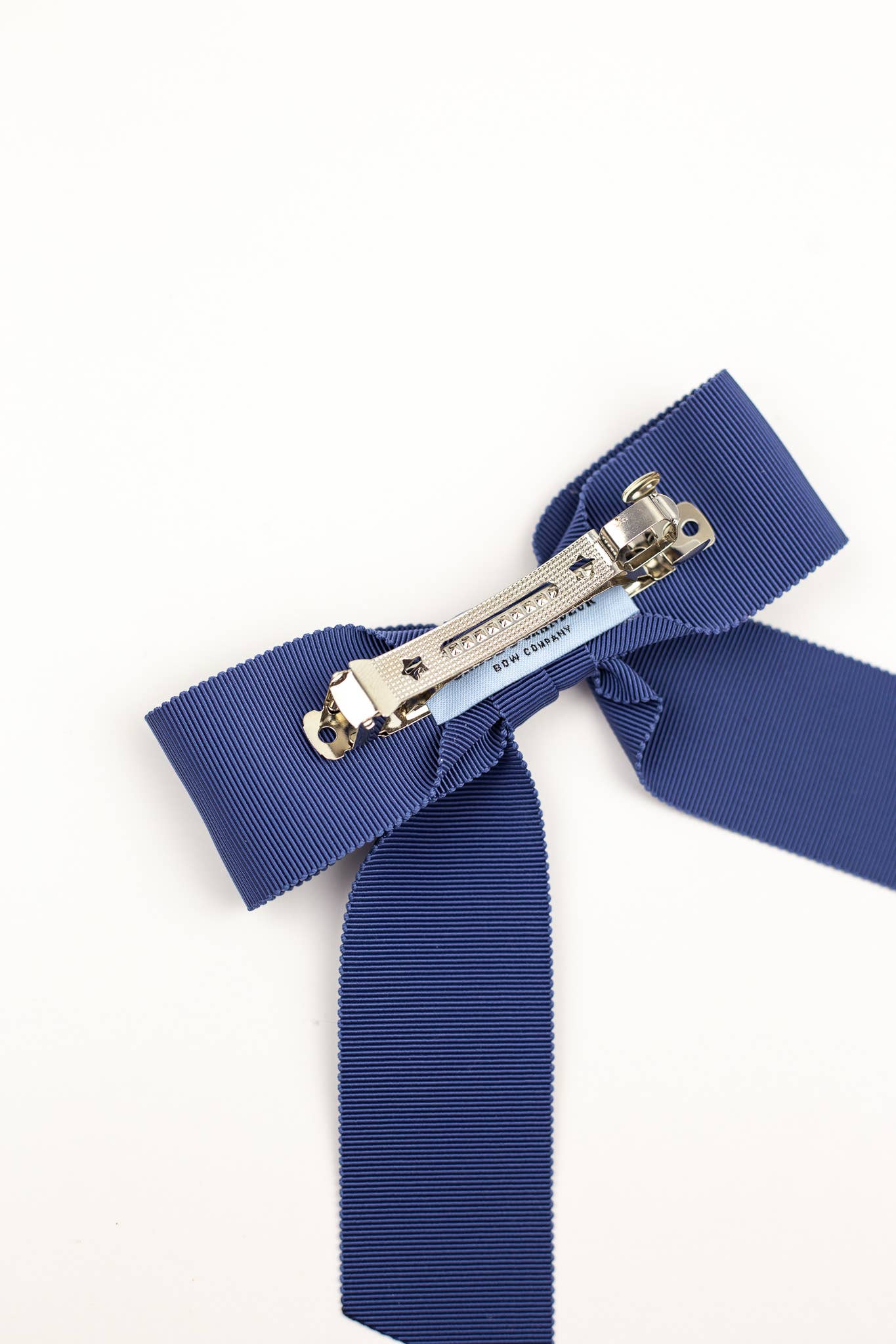 Grace & Grandeur - Wholesale Hair Bow - Women's - Small Petersham Grosgrain Hair Bow Barrette | Delora Bow6