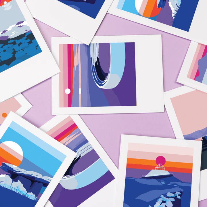 Pawpear - Wholesale Everyday Greeting Card - Greenan Fort Greeting Card3