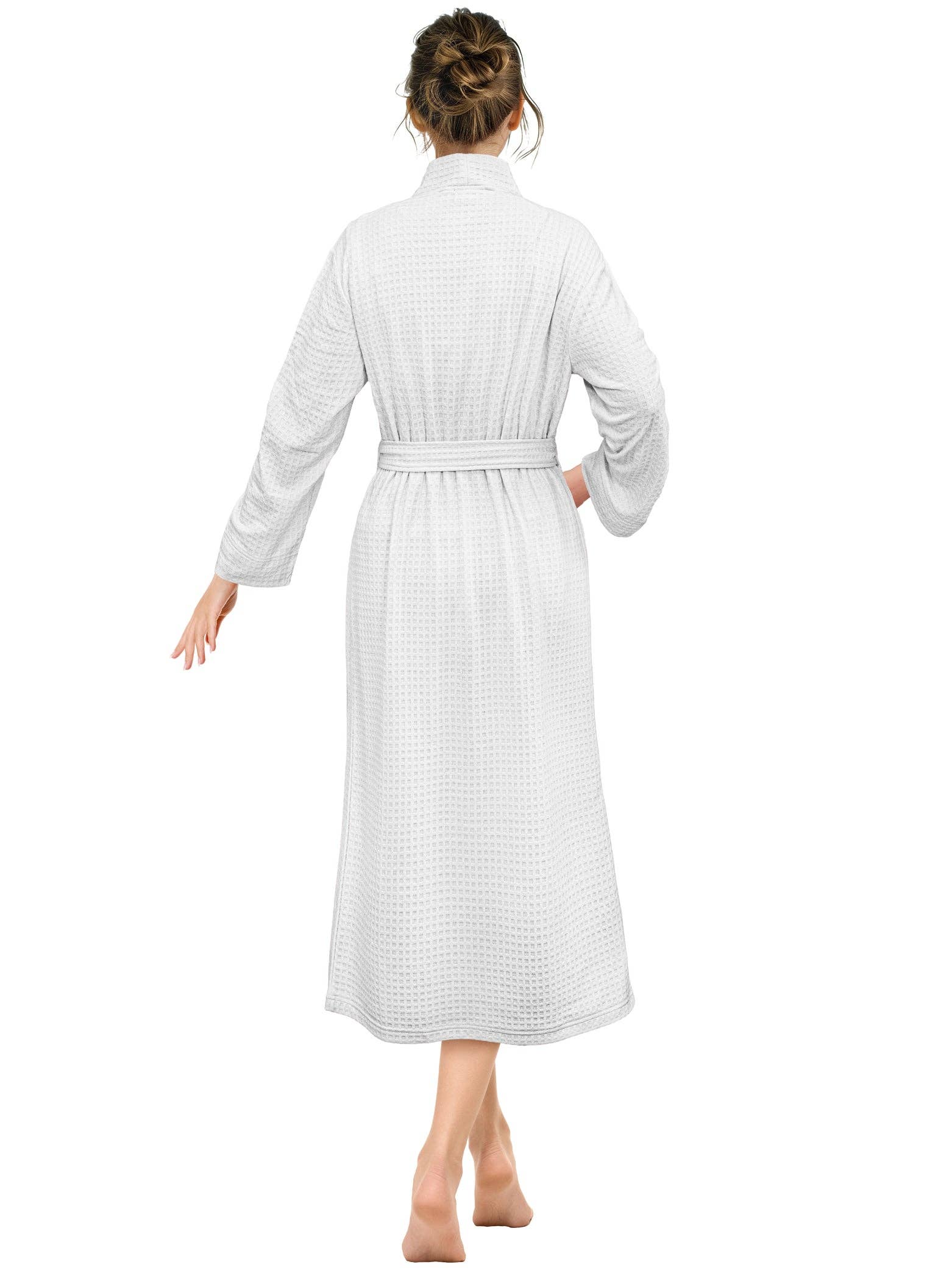 Pavilia - Wholesale Robe - Women's - Women's Waffle Texture Knit Robe38