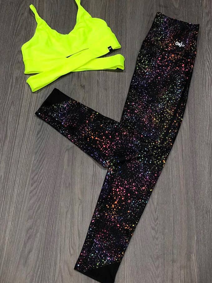 Impression de couleurs de points OWfit Leggings pour la vente par Owfit