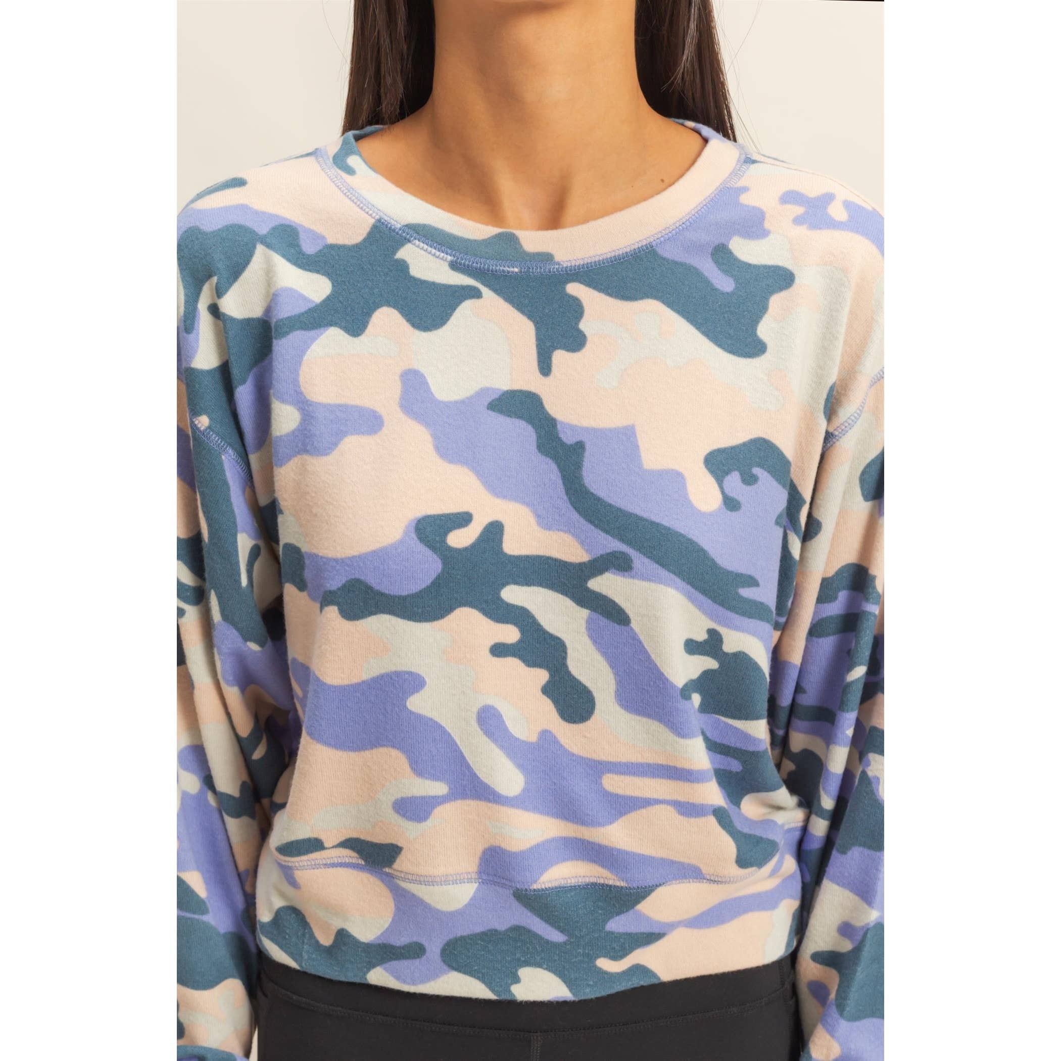HYFVE - Vendita all'ingrosso Felpa - Donna - Felpa con stampa mimetica6