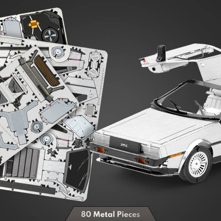 Metal Earth - Wholesale Decorative Tabletop Object - DeLorean Metal Earth 1