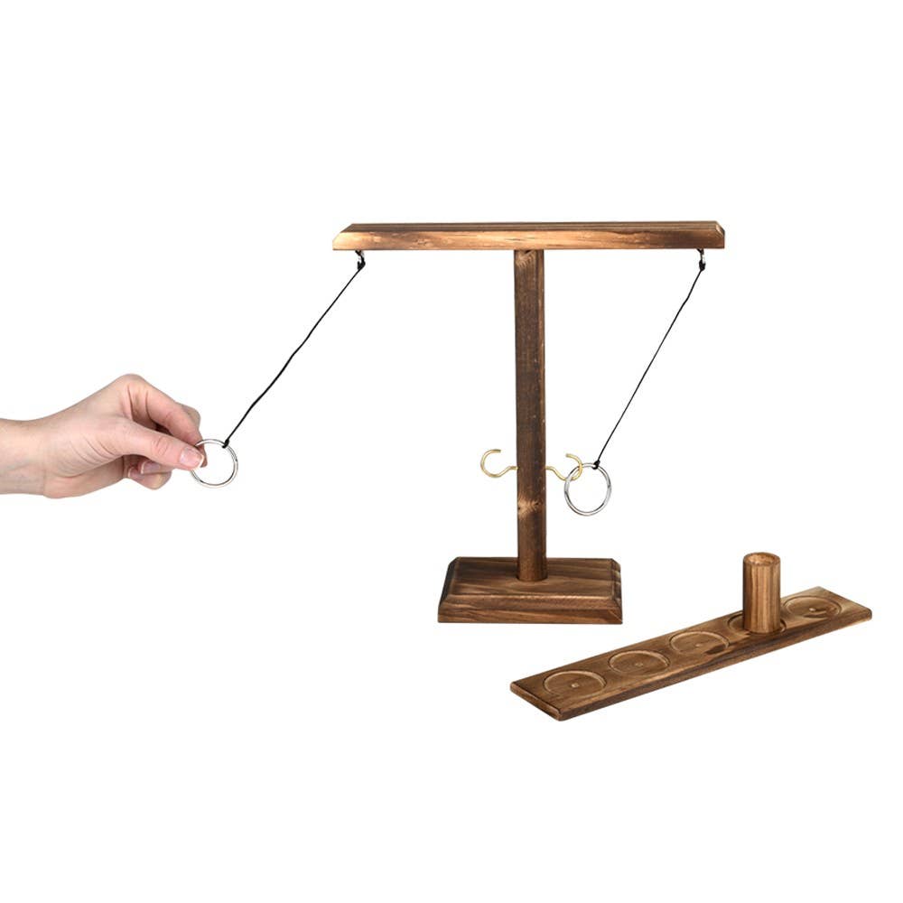 La Luna Bella - Toys - Vendita all'ingrosso Giocattolo in legno - Bambini - Gioco da tavolo Tiki Toss in legno da 25 cm3