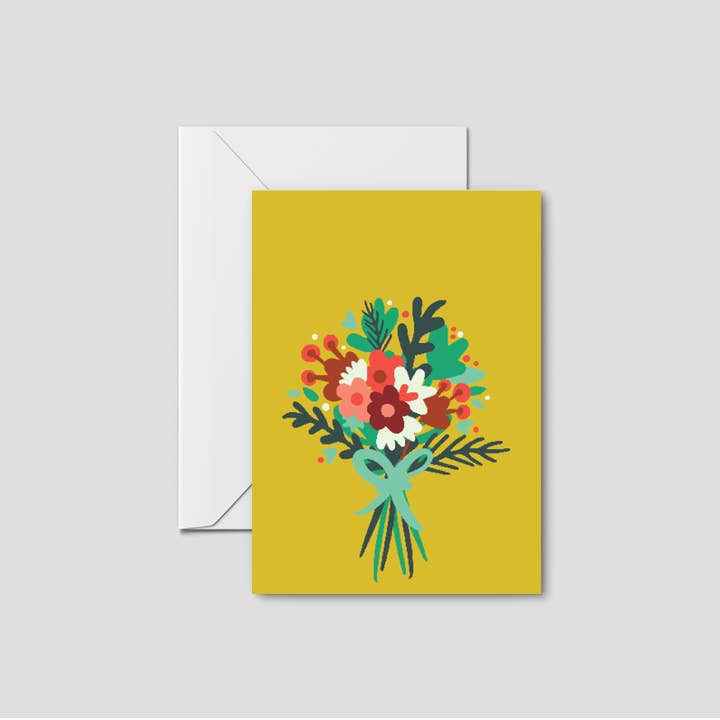 Carte de vœux Bright & Cheery Bouquet pour la vente par Heartfelt Hello