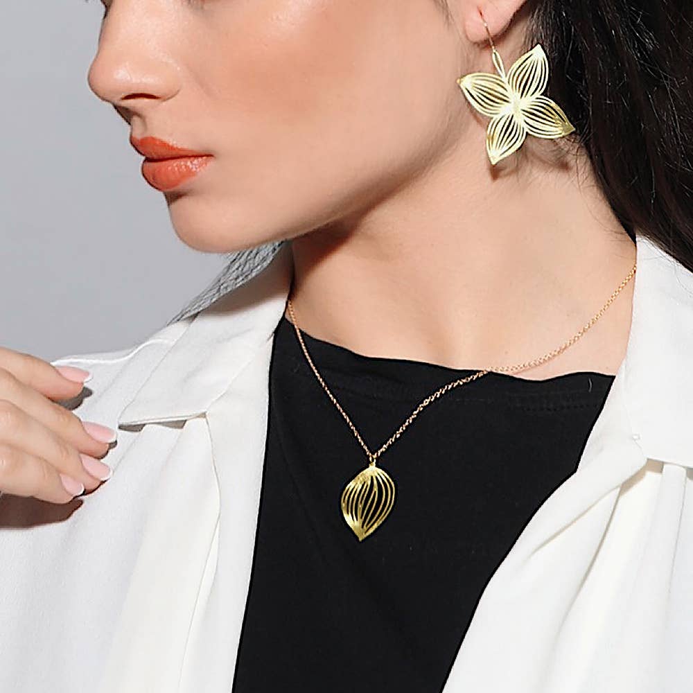 RAS – Engroshandel Halskæde med vedhæng – Kort Liv Vedhæng Guld Belægning2