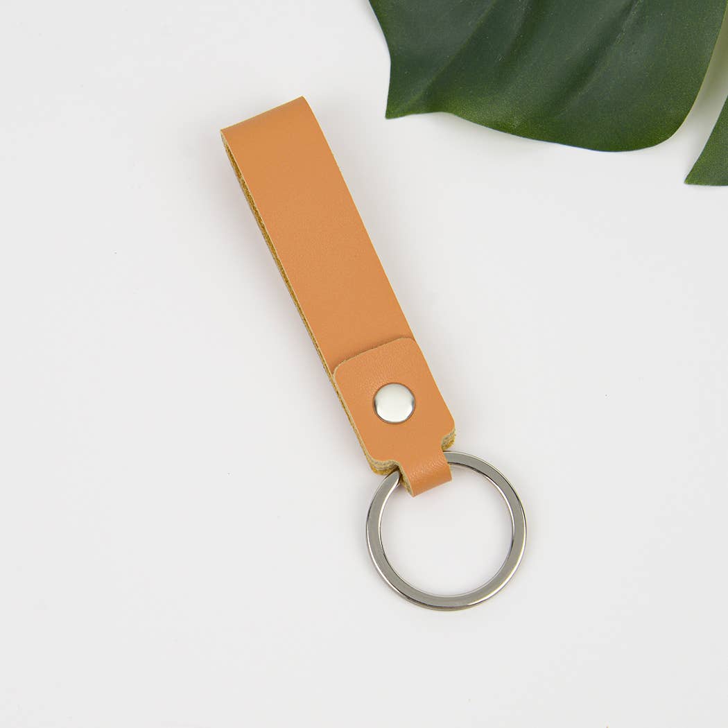 SoapElenGlen - Wholesale Keychain – Unisex - Personalized Cowhide Leather Keychain2