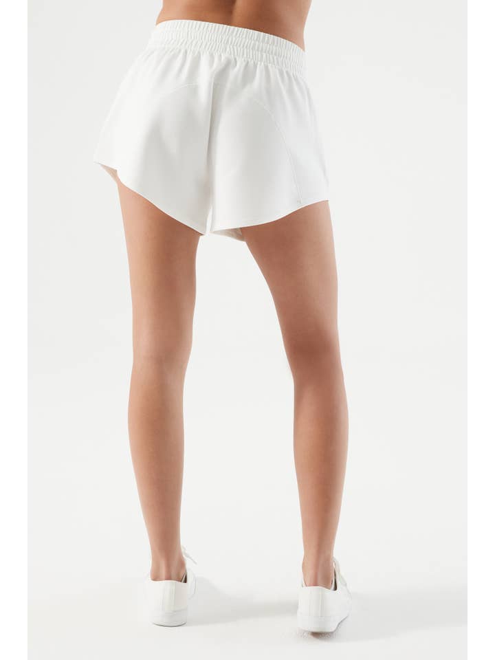 Nux Active - Wholesale Athletic Shorts - Women's - Sleek Shorts – High-Low Hem with Side Pockets