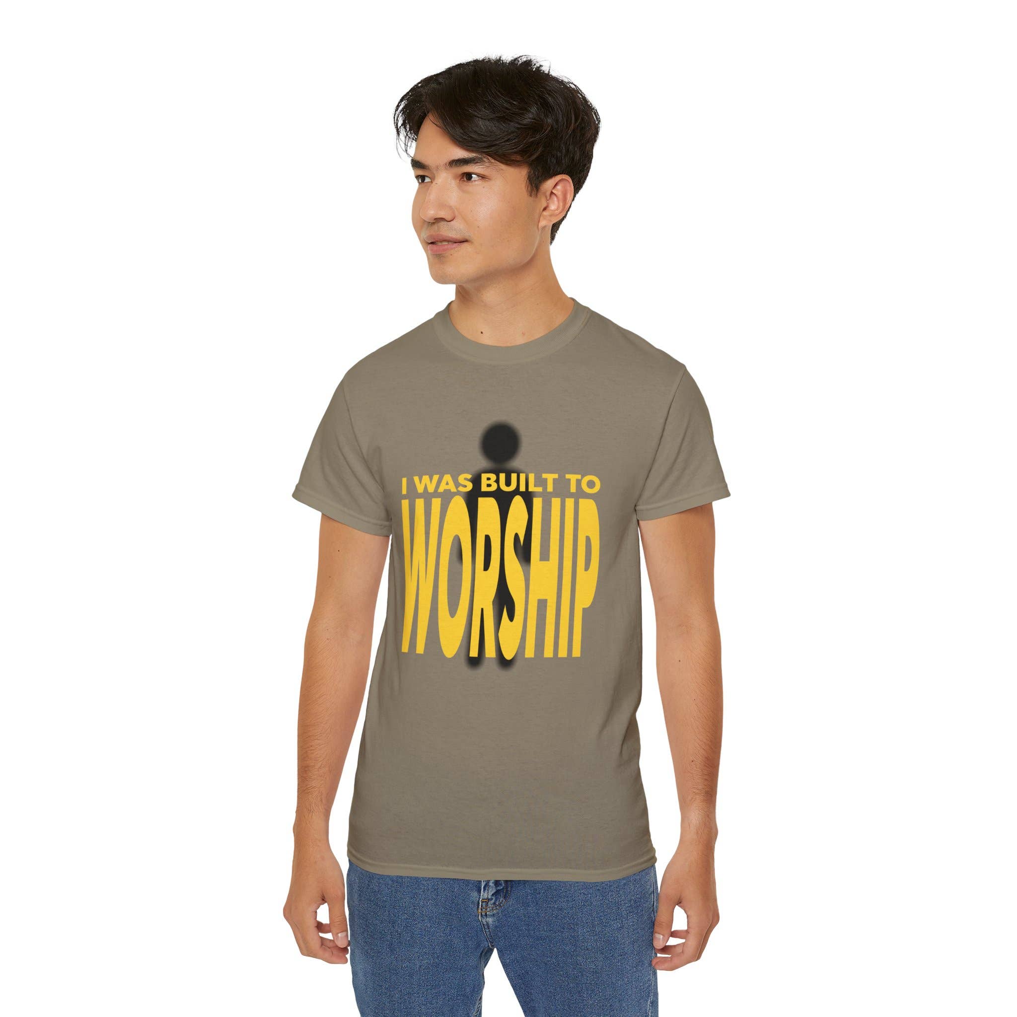 VILNO Apparel – T-shirt estampada - Unissexo por atacado – T-shirt da equipa de louvor Unissexo 100% Algodão Camisola EUA (V1)38