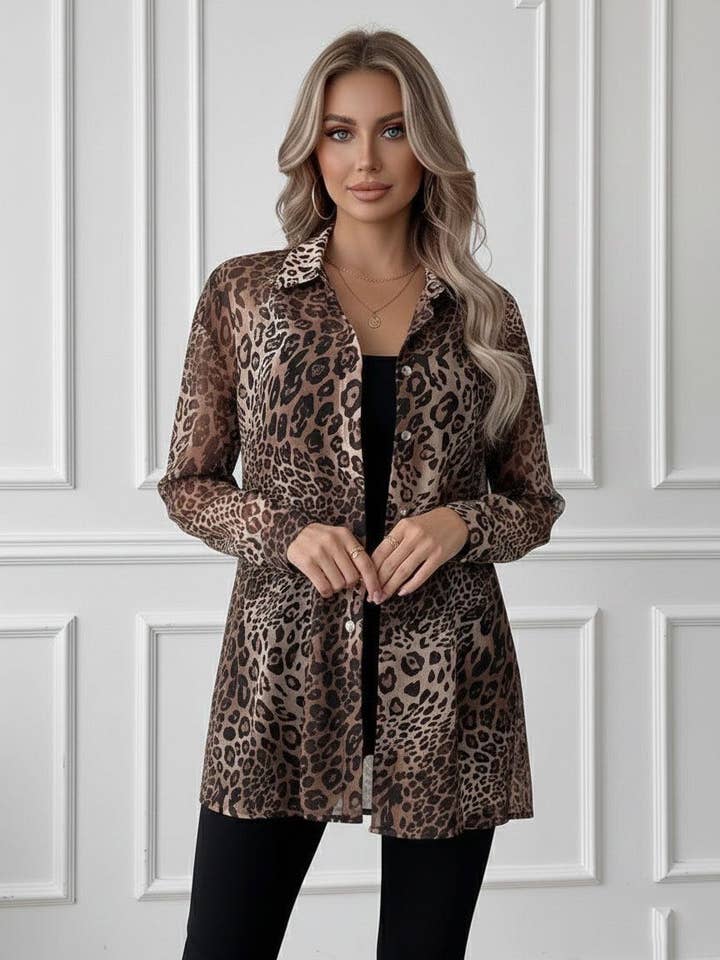 Printed shirt - 9052 for wholesale by ESTEE BROWN