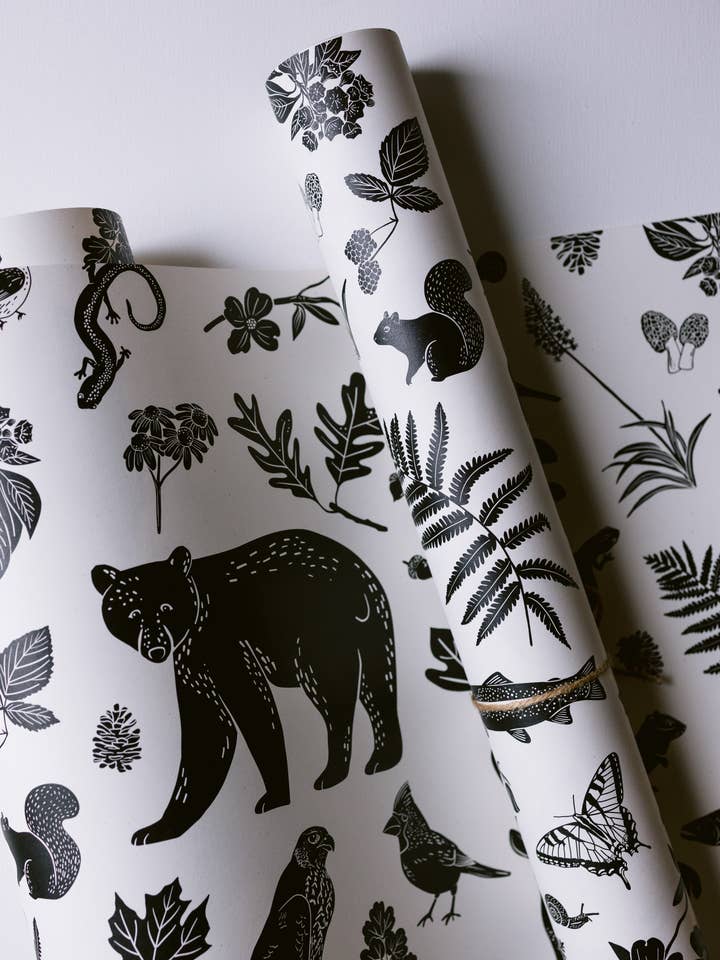 Shenandoah Flora en Fauna Cadeaupapier voor wholesale door Brittany Fan