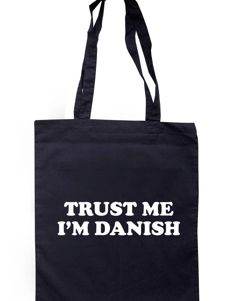 Borsa Tote Trust Me I'm Danish TB1797 per la vendita all'ingrosso da parte di Illustrated Identity
