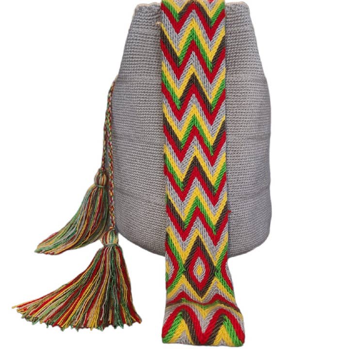 Boutique Femade ® - Wholesale Tote Bag - Women's - Gray Wayuu Bag